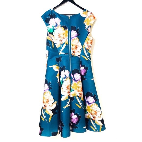 SOLD Anthropologie Moulinette Soeurs Teal Floral - Picture 8 of 12